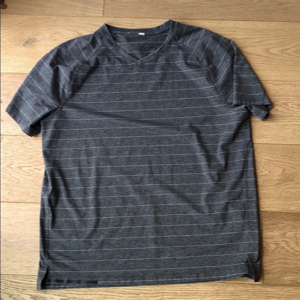 Lululemon workout striped shirt